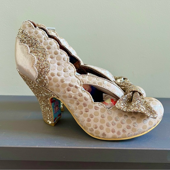 Irregular Choice Curtain Call Gold - Picture 13 of 13